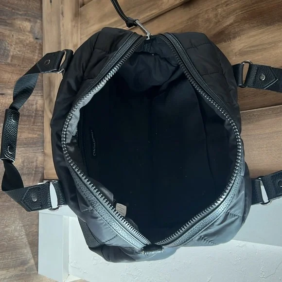 CYNTHIA ROWLEY Nylon Medium Channel Weekender